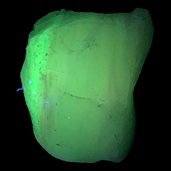 Milk Glass Sapphire Blue Art Glass Cullet‎ Manganese Glowing Swirl Slag #4GX80